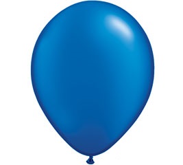 Pearl Dark Blue Helium Latex Balloon - Click Image to Close